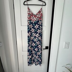 O'neill Floral Print Maxi Dress SZ XS